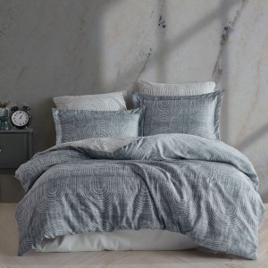 Lenjerie de pat satin de lux 6 piese, Class Home Collection, Pietro Fog