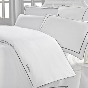 Lenjerie de pat de lux cu broderie, Cotton Box, Mahur