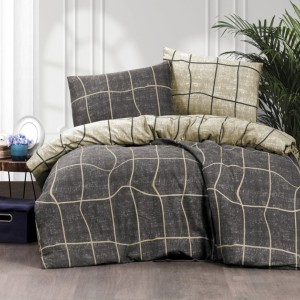 Lenjerie finet gros din 100% bumbac, cearceaf plat, Adonis Grey