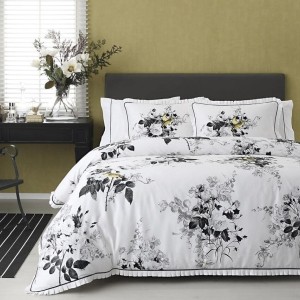 Lenjerie pat dublu satin 6 piese,Tac DELUX Digital Loraine