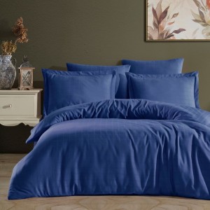 Lenjerie pat jacquard satin 6 piese, Nazenin Home, Square Royal