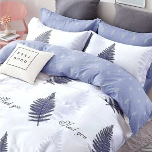 Lenjerie pat percale bumbac 100%, 1 persoana, Pucioasa, Need You