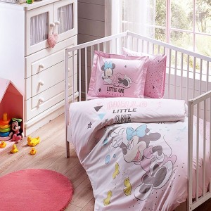 Lenjerie patut bebelusi bumbac 100%,Tac Disney Minnie Bubble Baby