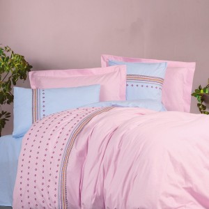 Lenjerii brodate bumbac 100%, Cotton Box, Tatum Blue