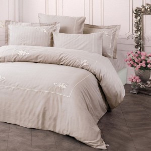 Lenjerii brodate de lux din satin, 6 piese, Cotton Box, Alameda Lilac