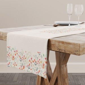 Napron Club Cotton Softy, flori de câmp, bumbac 100%, 40x150cm
