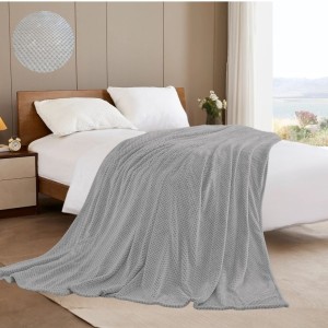 Patura cocolino Dot 200x230cm, Gri deschis