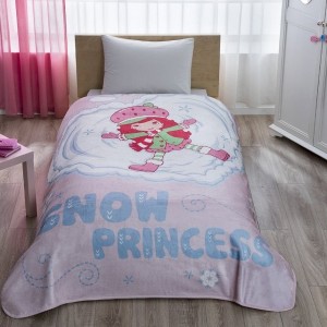 Patura de lux Tac 160x220cm, STRAWBERRY  PRINCESS