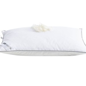 Perna 100% naturala puf si pene gasca 50x70cm, Clasy, alba