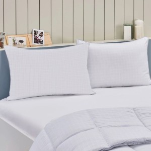 Perna Elegance Jacquard Microgel 50x90cm, TAC, alba - Confort și Eleganță pentru Un Somn Odihnitor