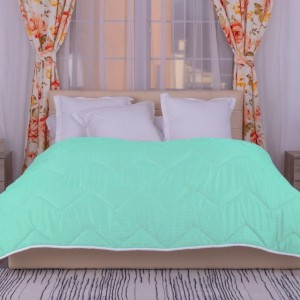 Pilota lana iarna policoton 140X210cm, Pucioasa, verde menta