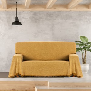 Pled universal din bumbac 180x260cm, Sugus, C5 Galben