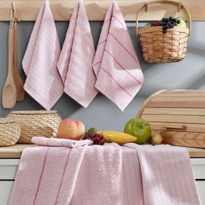 Prosop bucatarie din bumbac 30x50cm, Sofya Roz