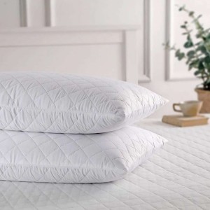 protectie impermeabila perna 50x70 cm alba cu fermoar