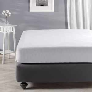 Protectie saltea frotir bumbac 100% impermeabila, 160x200cm, Heraklei Home