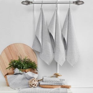 Set 10 prosoape bucatarie 40x60cm, Lola Gri deschis