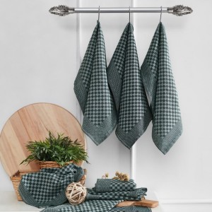 Set 10 prosoape bucatarie 40x60cm, Lola verde