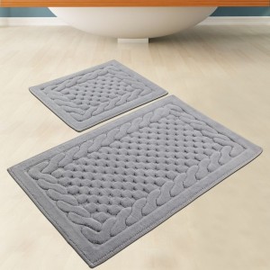 Set 2 covorase baie, Alessia Home, Bambi Cotton - Grey