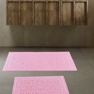 Set 2 covorase baie bumbac 100%, Class Home, Pera Roz