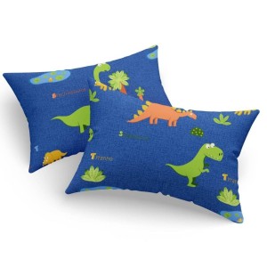 Set fete de perna 50x70 cm policoton Dinozauri cu model vesel preistoric