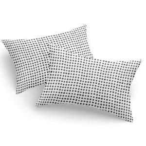 Set fete de perna 50x70 cm policoton Patratele cu design geometric minimalist