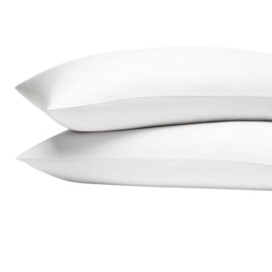 Set 2 fete perna  50 x 70cm, bumbac 100% percale, albe