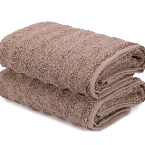 Set 2 prosoape 50x90cm bumbac 100%, BHPC, 406 Mink