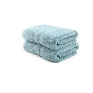 Set 2 prosoape bambus si bumbac 50x90cm, Hobby Home, Ayliz Verde