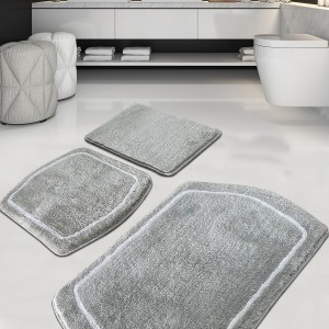 Set 3 covorase baie acril, Alessia Home, Genom Grey