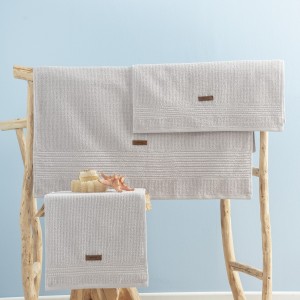 Set 3 prosoape bumbac 100%, Cotton Box, Wellness Stone