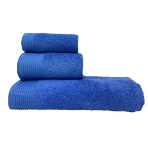 Set 3 prosoape bumbac 100%,Class Home, Chain Blue (albastru)