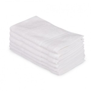 Set 6 prosoape 30x50cm bumbac 100%,Hobby Home, Alb