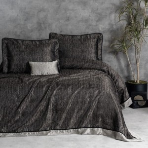 Set cuvertura Vivian jacquard 250x260 cm cu 2 fete perna – Cotton Box