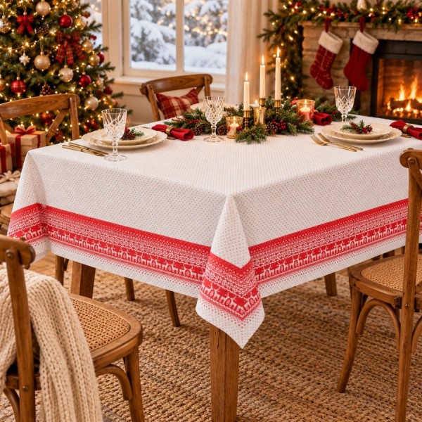 Fata de masa Craciun140x180cm, Club Cotton, Xmas