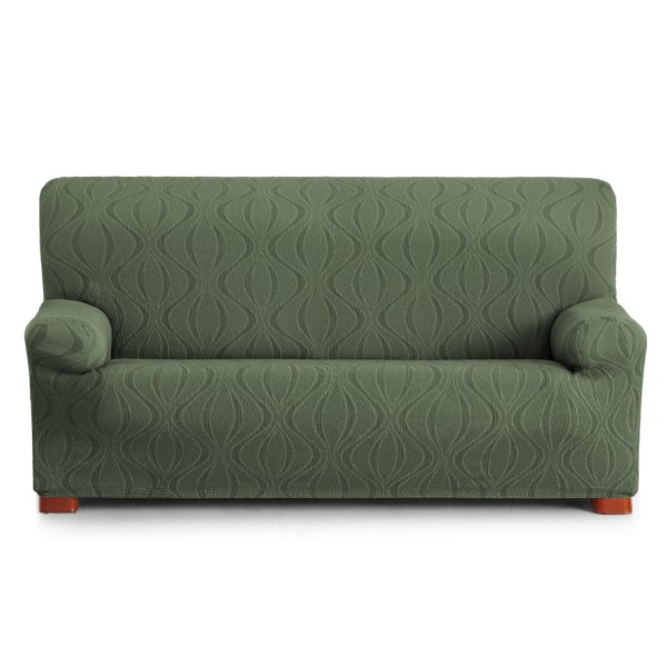 Husa elastica canapea 3 locuri jacquard, 180-210cm, Iria, C/4 Verde