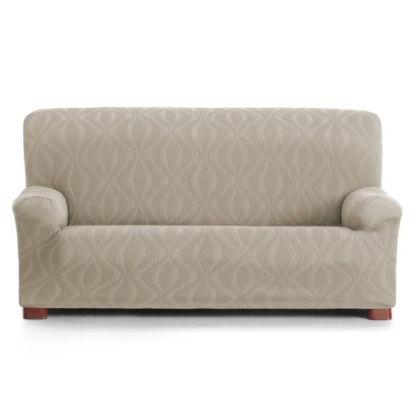 Husa elastica canapea 4 locuri jacquard, 210-240cm, Iria, C/0 Bej