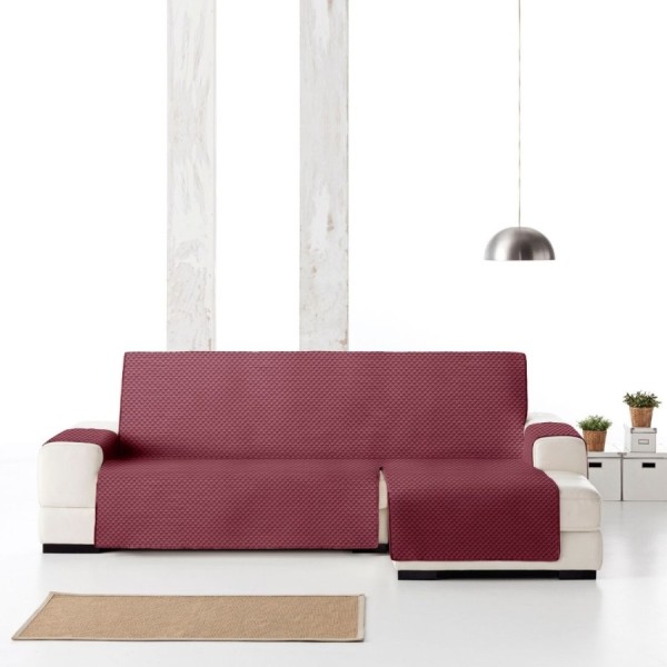 Husă matlasată bordo pentru colțar dreapta Oslo 290cm, design elegant și modern