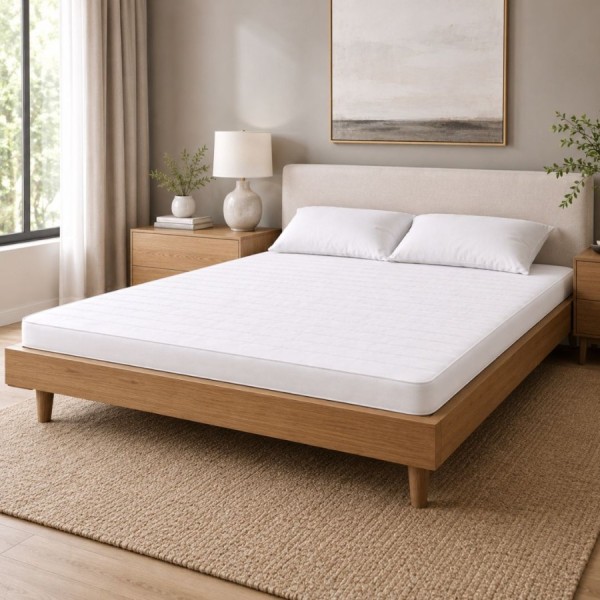 saltea Economy Confort 13cm 90x200 cm Ralex Pucioasa cu husa lavabila din microfibra