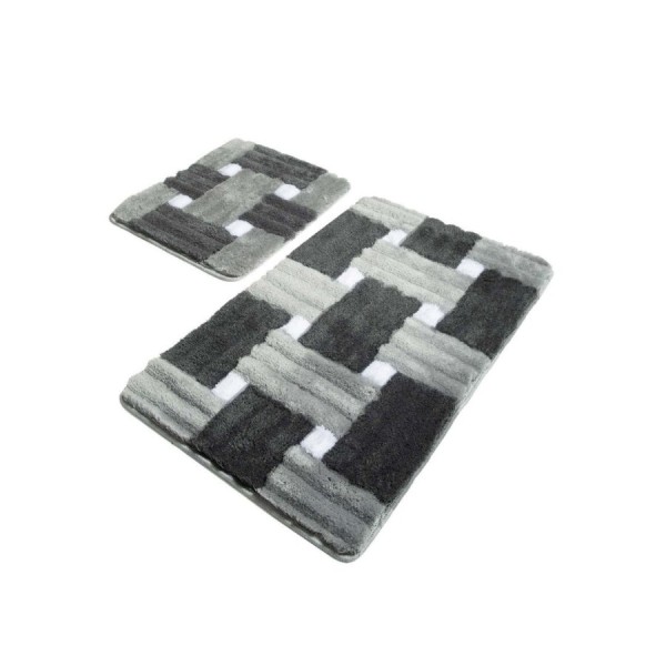 Set 2 covorase baie Piazza Gri Alessia Home