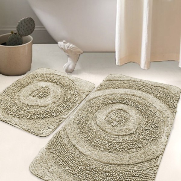 Set 2 covorase baie bumbac, Alessia Home, Baum Stone