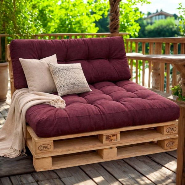 Set perne paleti gradina mov pruna saltea spatar canapea