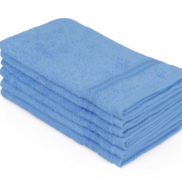 Set 6 prosoape 30x50cm bumbac 100%,Hobby Home, Bleu