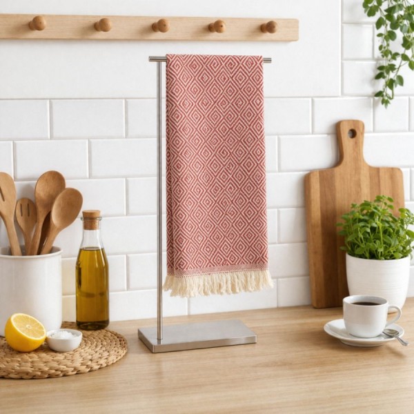 prosop bucatarie bumbac 100% 30x50 cm colored peshtemal jacquard