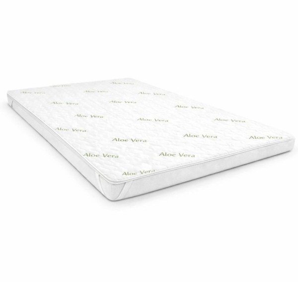 topper saltea 160x190 cm aloe vera 2in1 impermeabil 3,5 cm husa detasabila