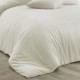 Cearceaf pilota bumbac satinat 200x220cm, Nazenin Home, Line Alb