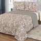 Cuvertură de pat matlasată cu design floral colorat Elegance CVI18 pentru dormitor elegant