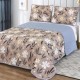 Cuvertură de pat matlasată cu design floral colorat Elegance CVI18 pentru dormitor elegant