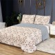 Cuvertură de pat matlasată cu design floral colorat Elegance CVI18 pentru dormitor elegant
