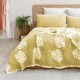 Cuvertura muselina Saheser Home Forest Verde cu frunze
