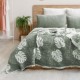 Cuvertura muselina Saheser Home Forest Galben cu frunze